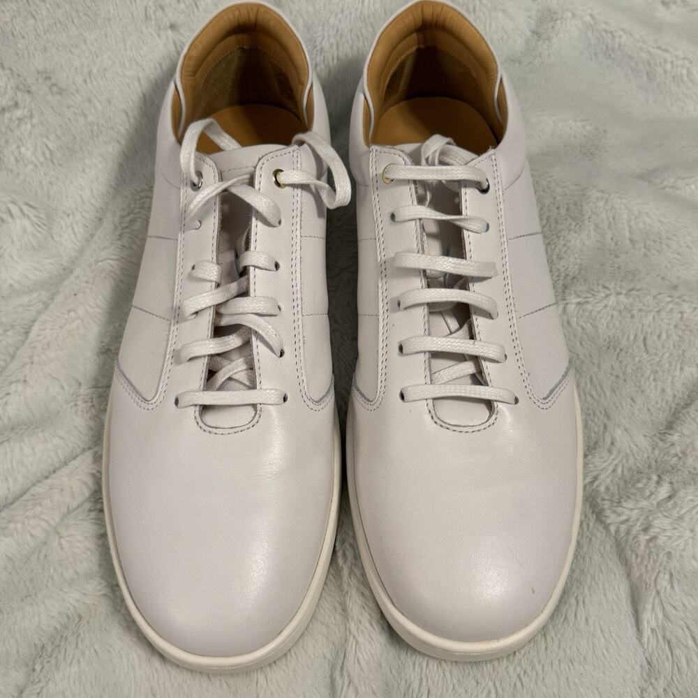 Want Les Essentiels White Leather Men’s 45 Made In Portugal